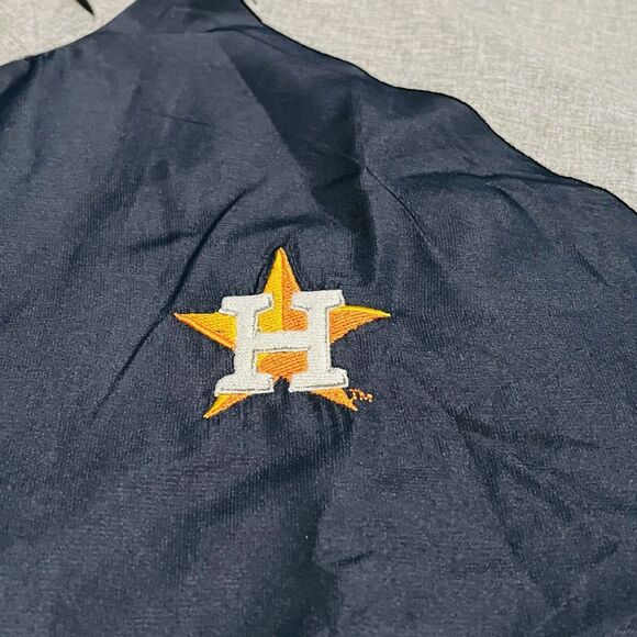 Houston Astros Jacket Mens XXL Blue Dunbrooke Full Zip Embroidered Baseball MLB - Picture 3 of 10